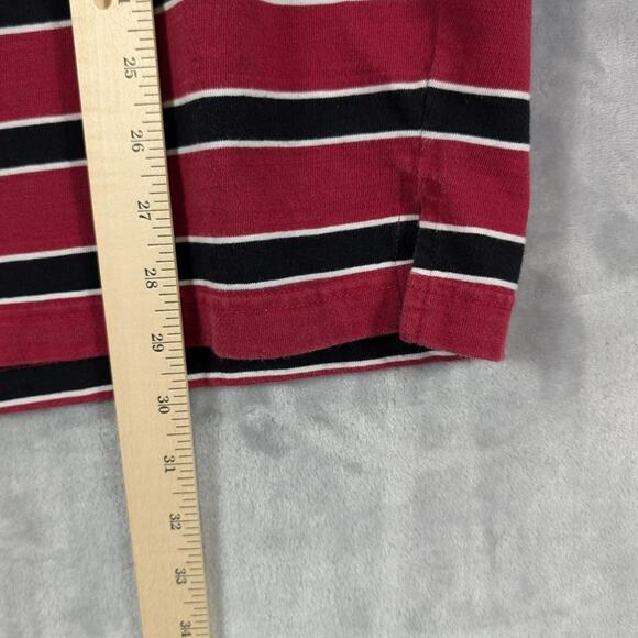Vintage Razorbacks Polo Shirt Mens Extra Large Red Black White Stripes Hogs Logo - Picture 5 of 6